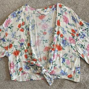 Floral Kimono Top by [Brand]